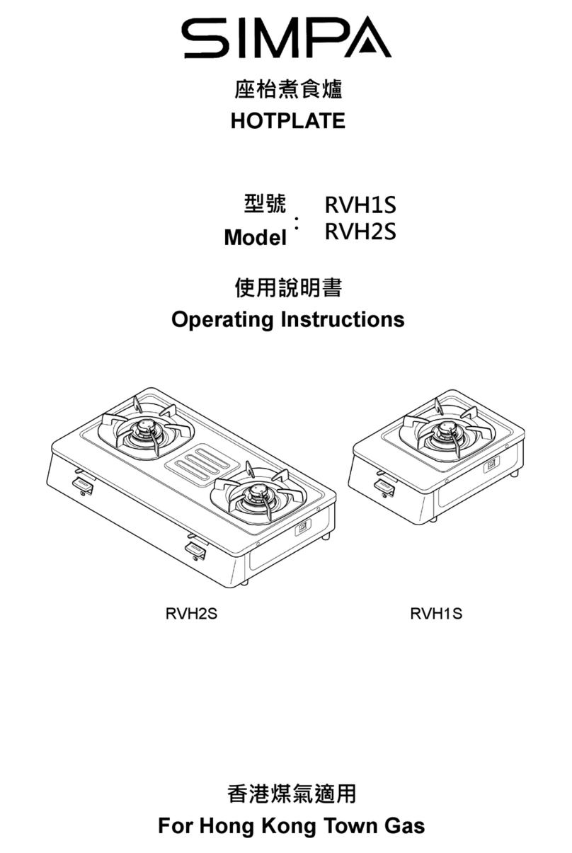 SIMPA RVH1S operating instructions SIMPA RVH1S operating instructions