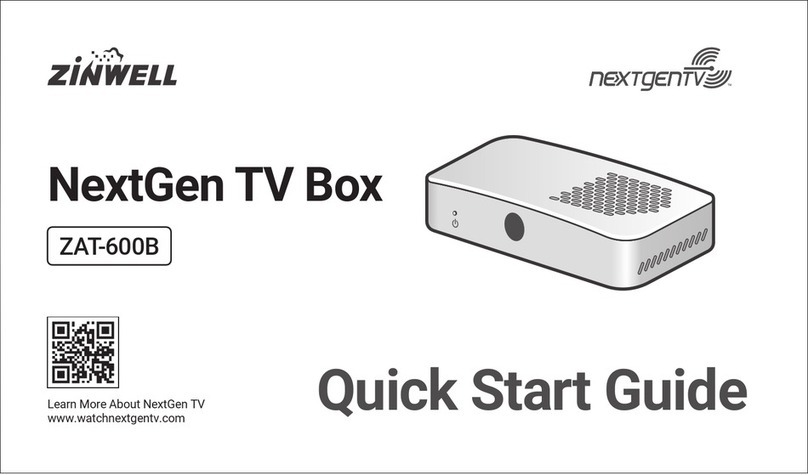 Zinwell ZAT-600B quick start guide
