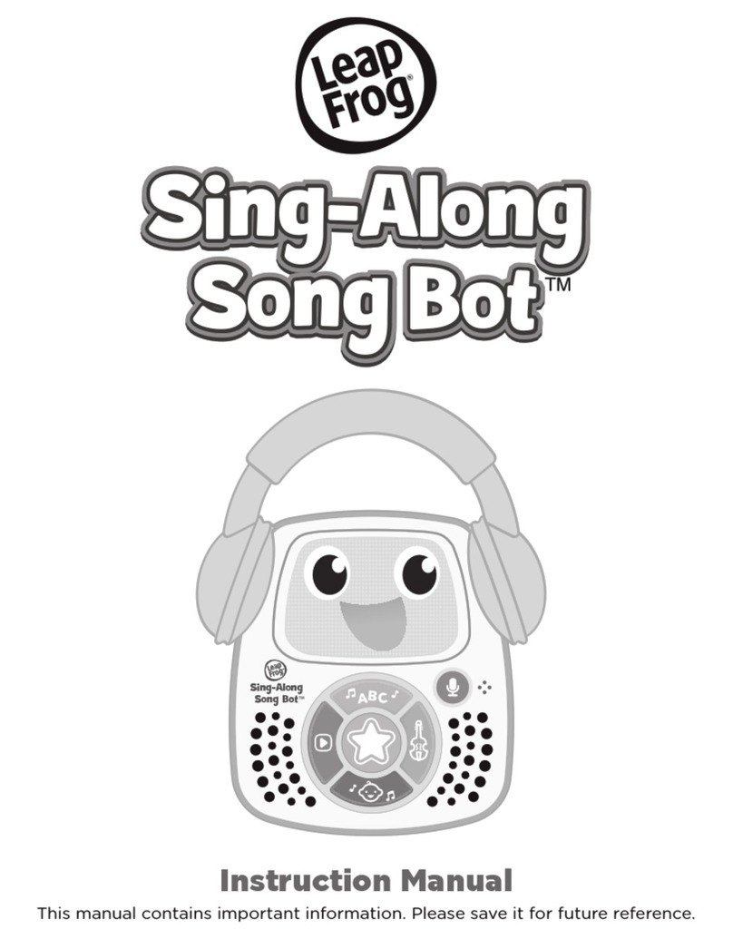 LeapFrog Sing-Along Song Bot User manual LeapFrog Sing-Along Song Bot User manual