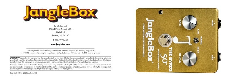 JangleBox Byrds 50 quick start guide