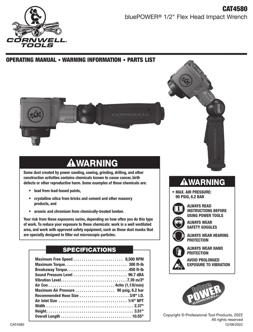 Cornwell Tools bluePOWER CAT4580 operating manual