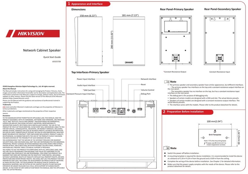 HIK VISION UD32572B User manual