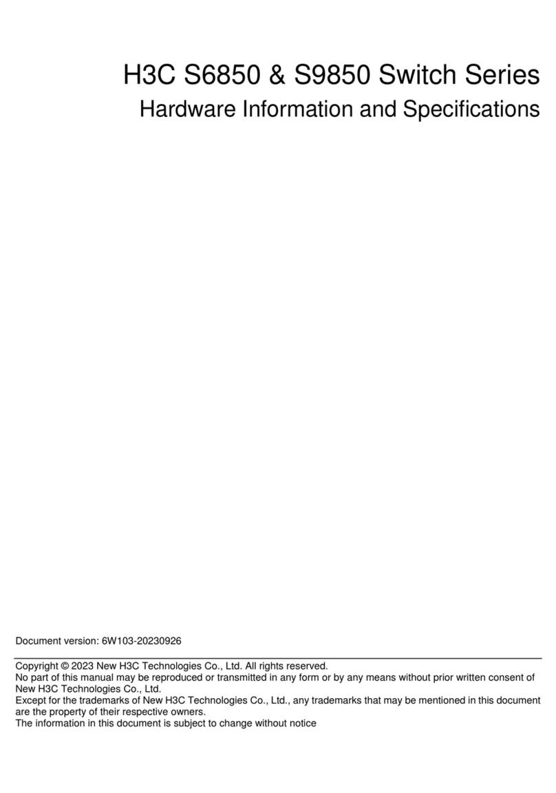 H3C S6850 Series manual
