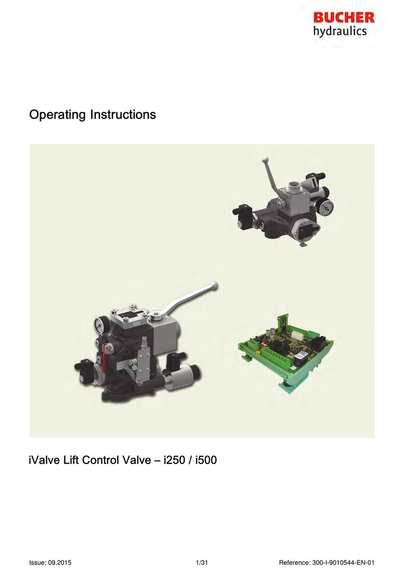 Bucher iValve i250 operating instructions
