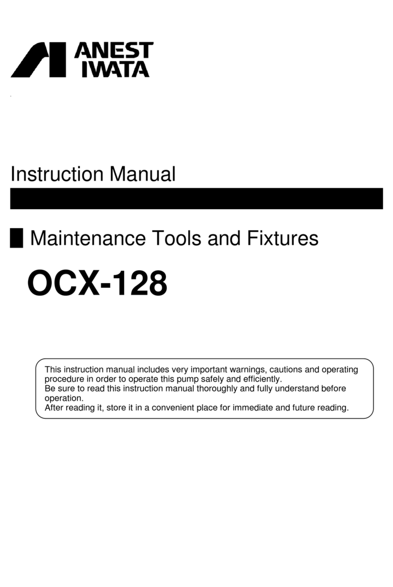 Anest Iwata OCX-128 instruction manual Anest Iwata OCX-128 instruction manual