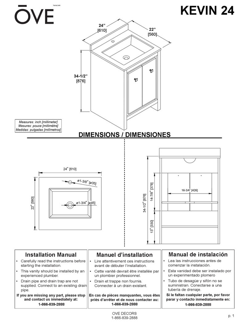 OVE KEVIN 24 User manual