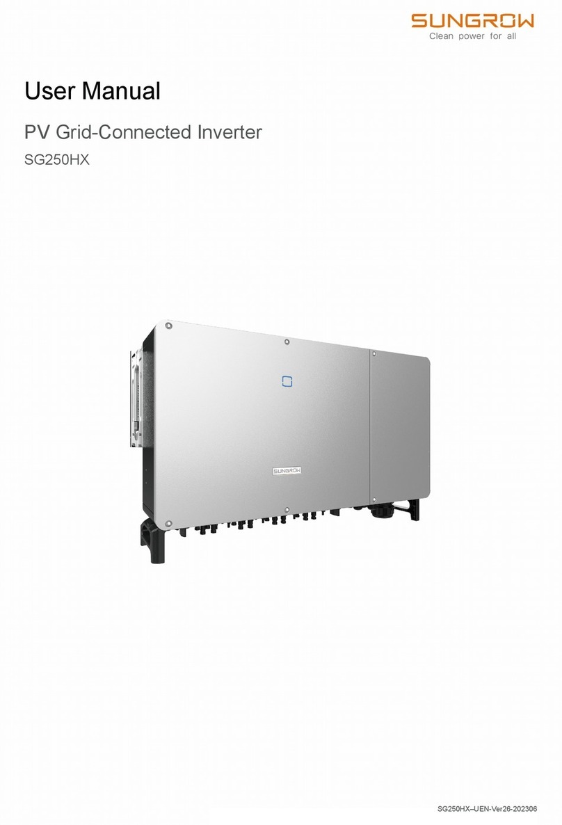 Sungrow SG250HX User manual