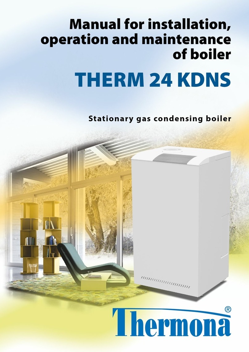 Thermona THERM 24 KDNS MANUAL FOR INSTALLATION, OPERATION AND MAINTENANCE