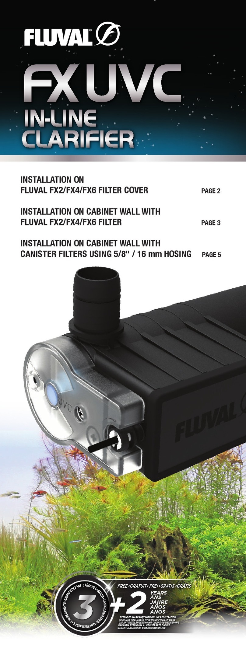 Fluval FX UVC User manual Fluval FX UVC User manual