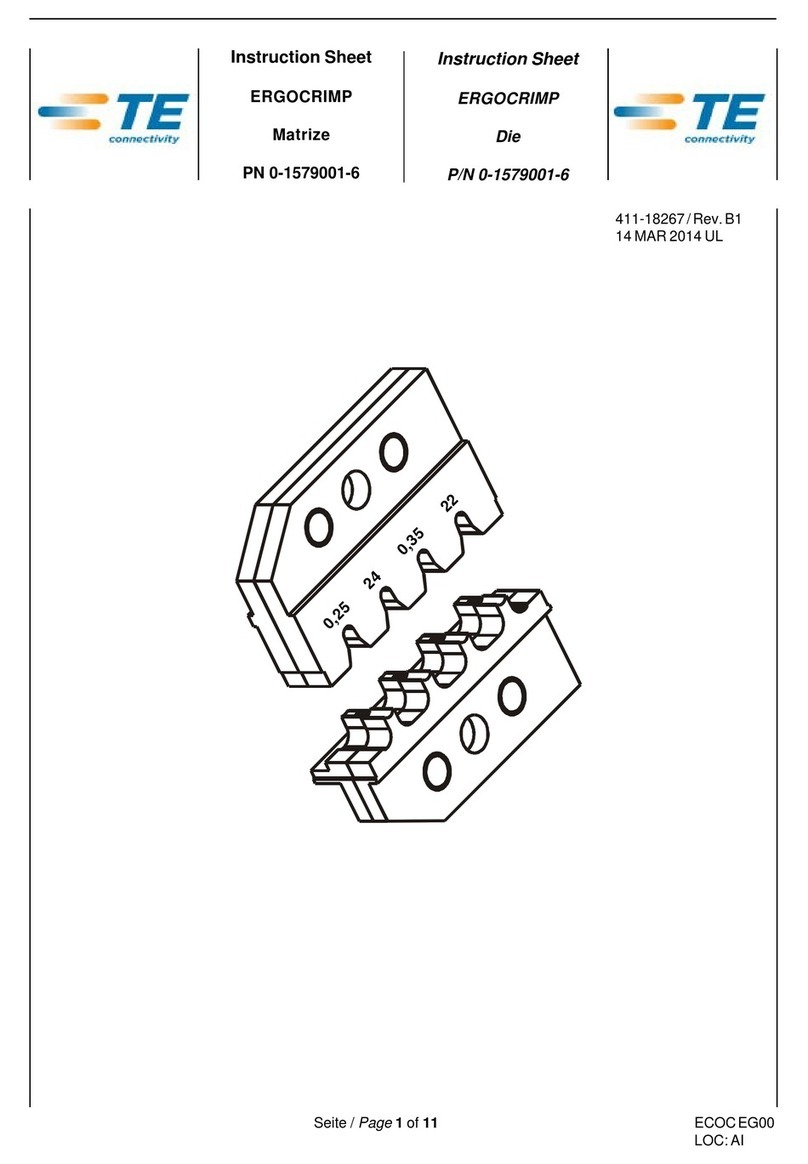TE Connectivity ERGOCRIMP 0-1579001-6 User manual