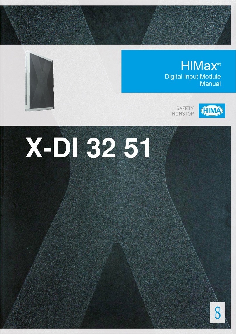 HIMA HIMax X-DI 32 51 User manual