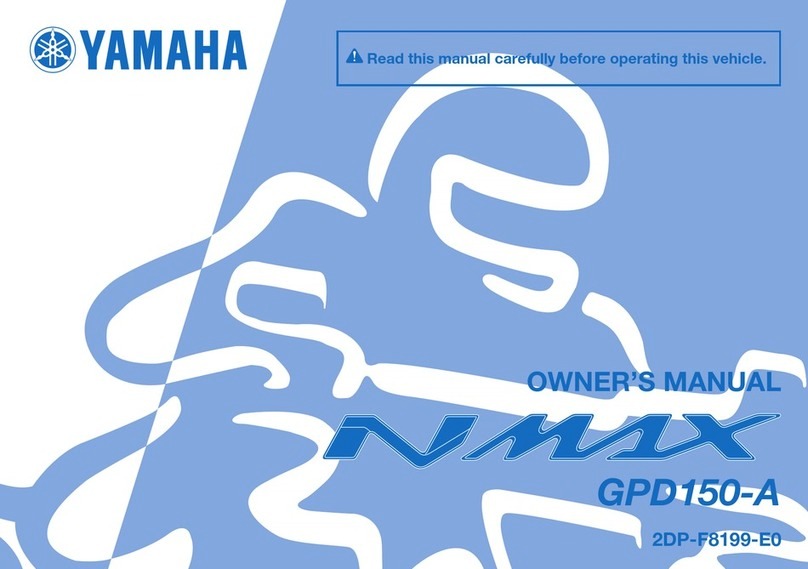 Yamaha NMAX GPD150-A User manual