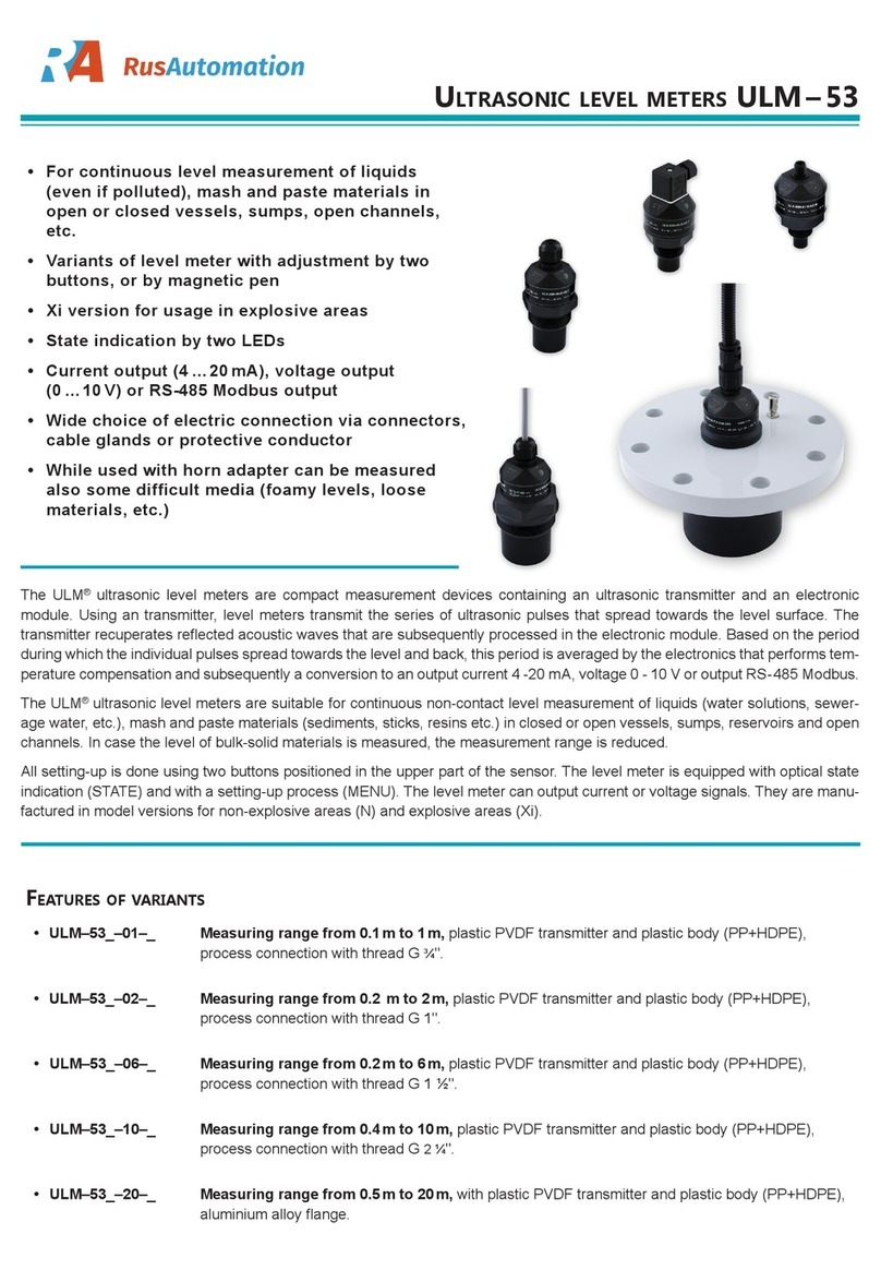 RusAutomation ULM-53 Series User manual
