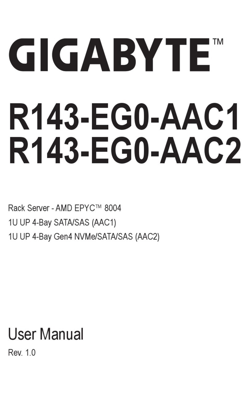 Gigabyte R143-EG0-AAC1 User manual