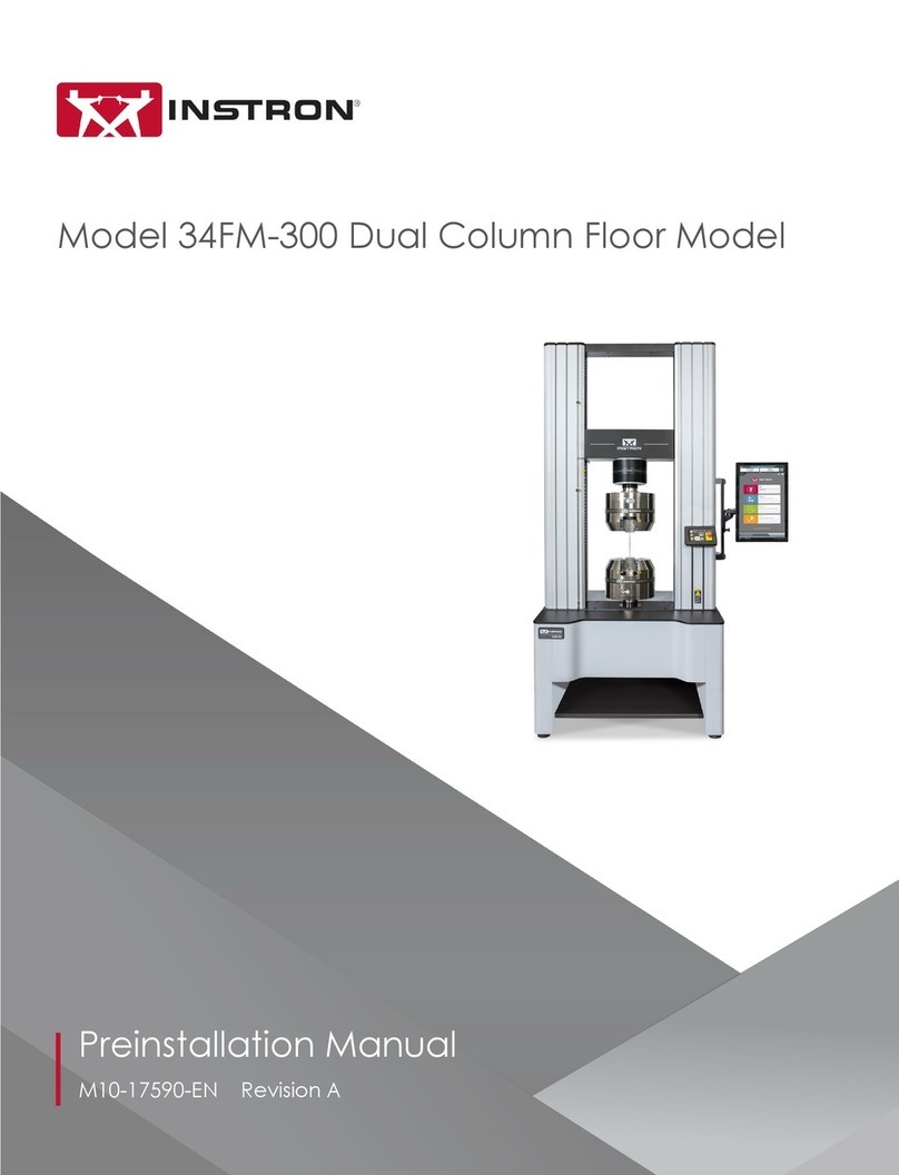 Instron 34FM-300 Preinstallation manual