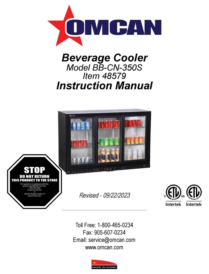 Omcan BB-CN-350S instruction manual