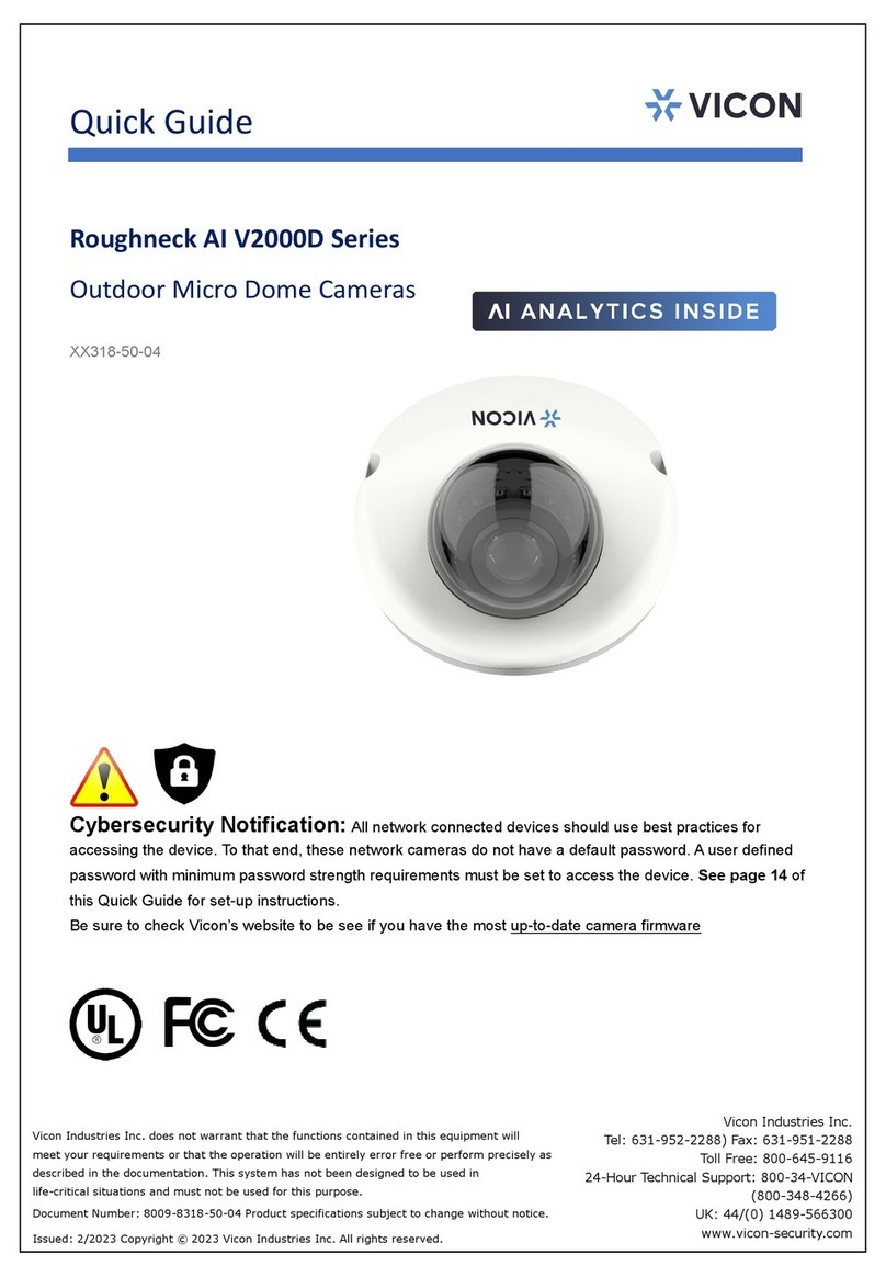Vicon Roughneck AI V2000D Series User manual