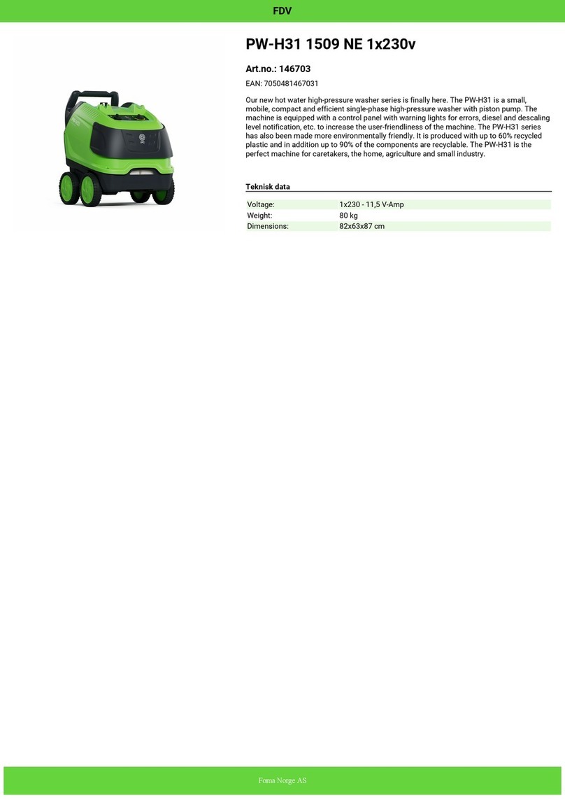IPC PW-H31 1509 NE 1x230v User manual