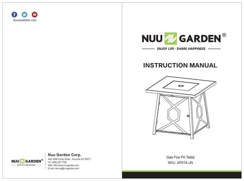 Nuu Garden AF014-JN instruction manual