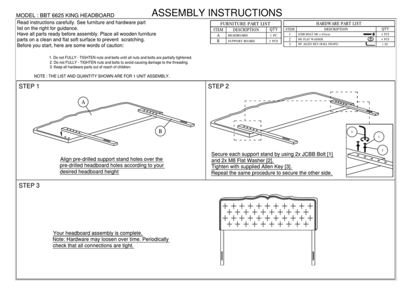 modway BBT 6625 User manual modway BBT 6625 User manual
