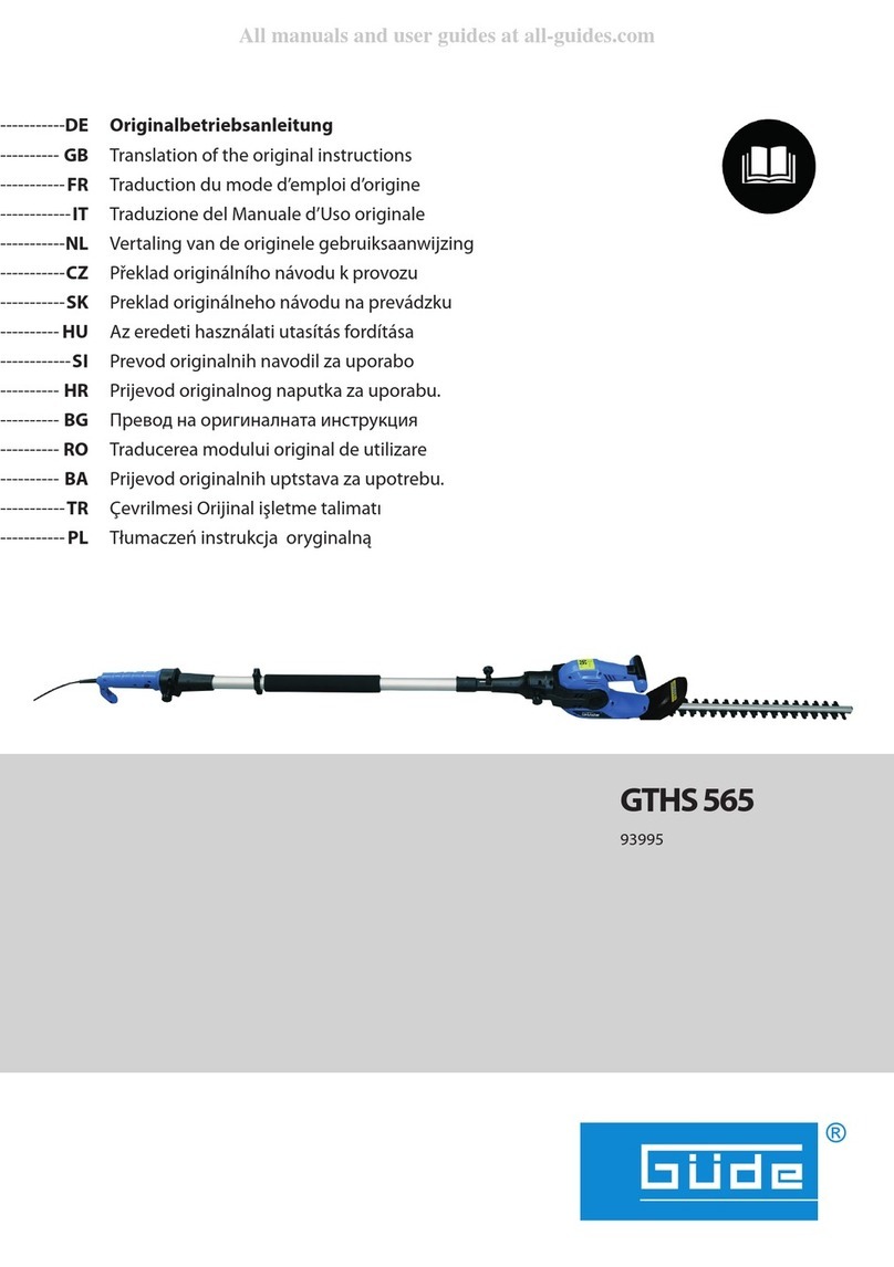 GÜDE GTHS 565 User manual