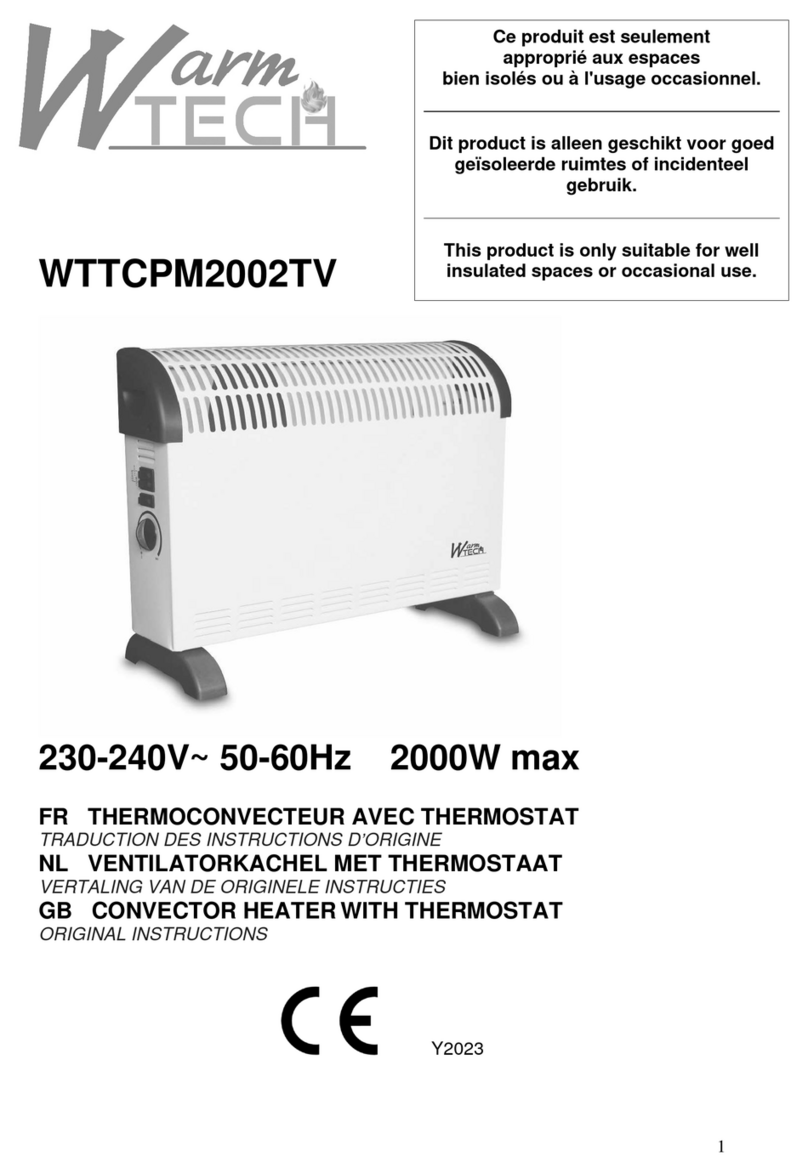 Warmtech WTTCPM2002TV User manual Warmtech WTTCPM2002TV User manual