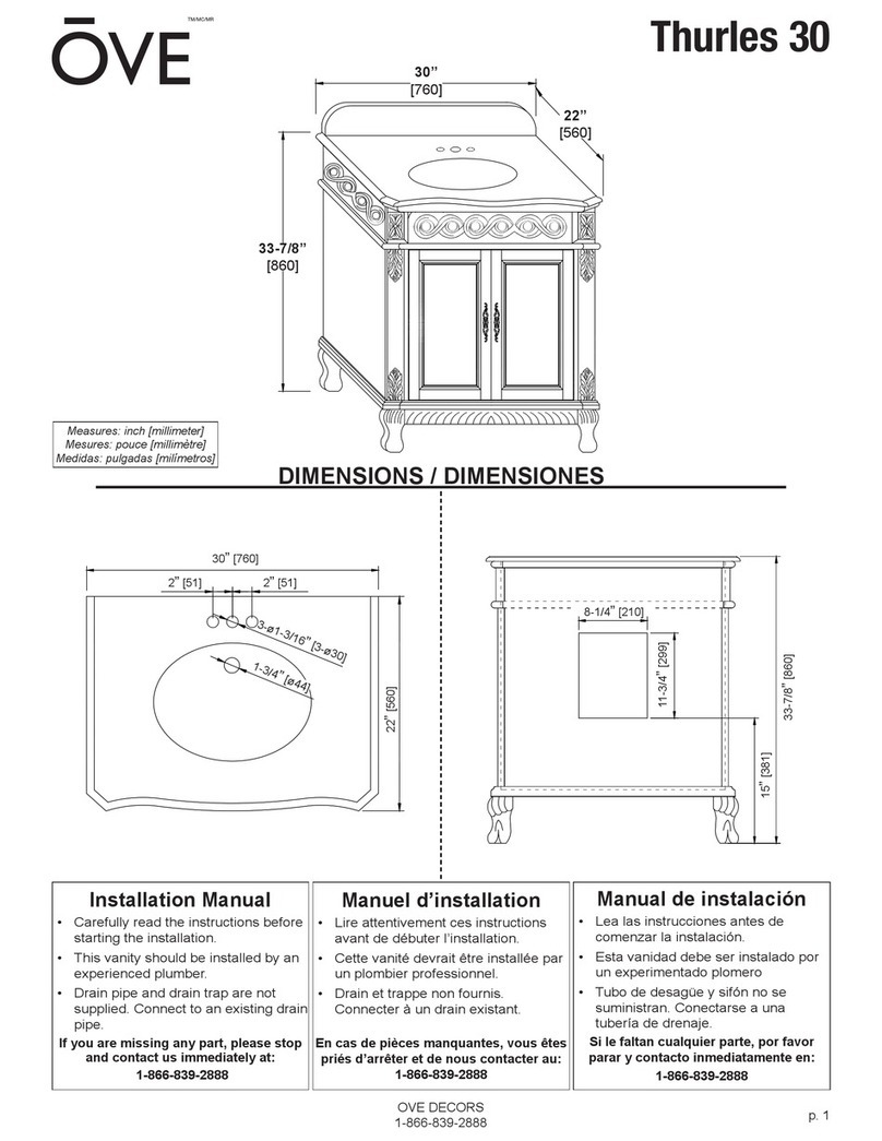 OVE Thurles 30 User manual