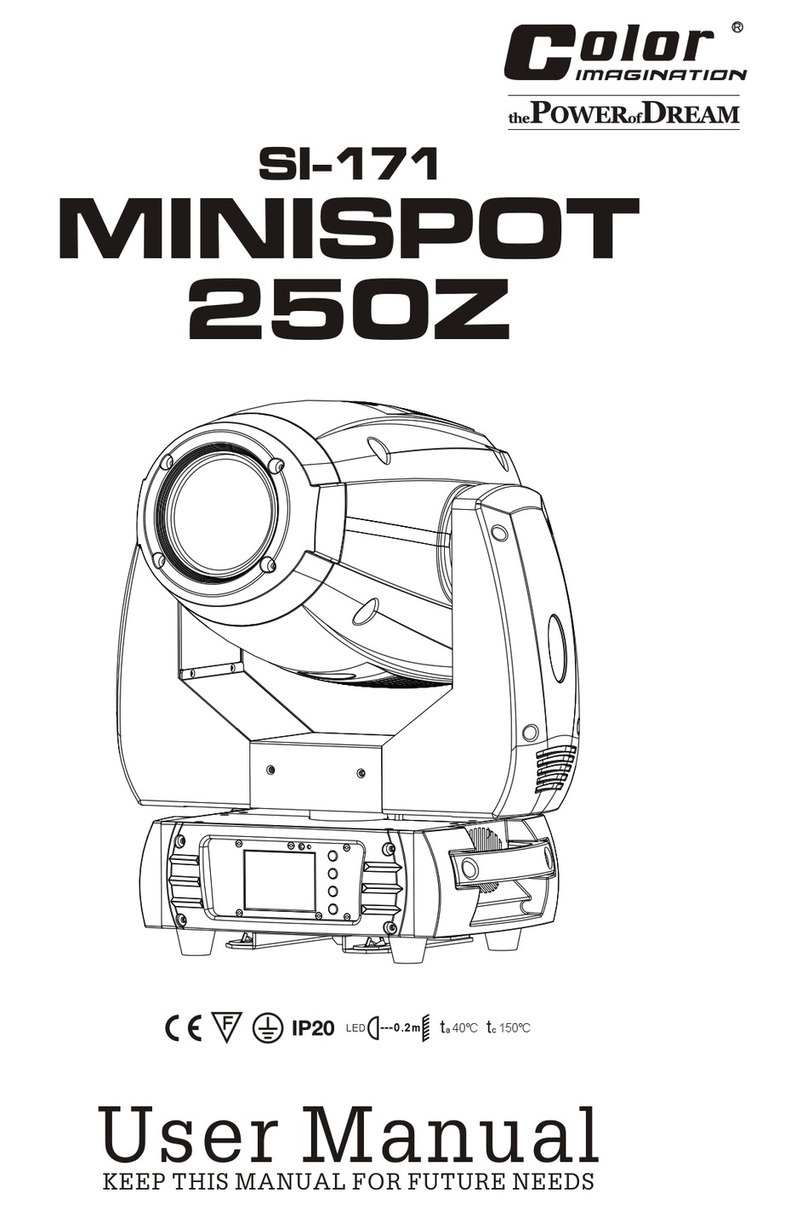 Color imagination MINISPOT 250Z user manual