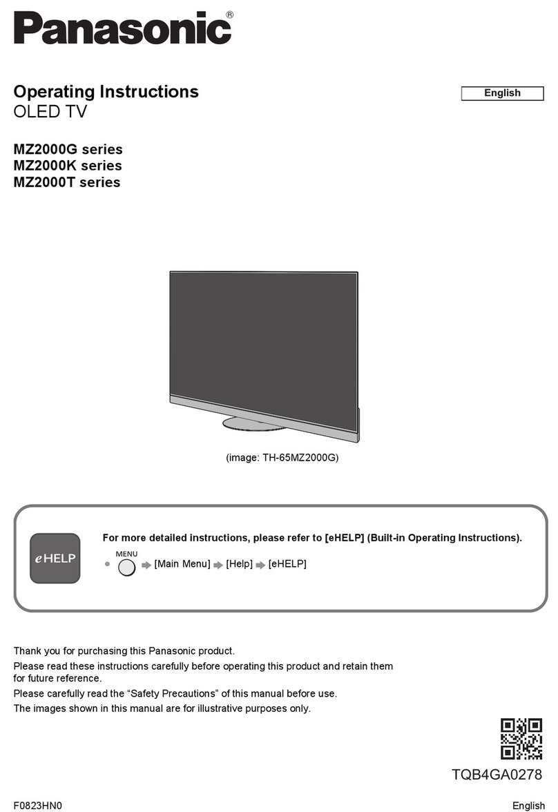 Panasonic MZ2000G Series operating instructions