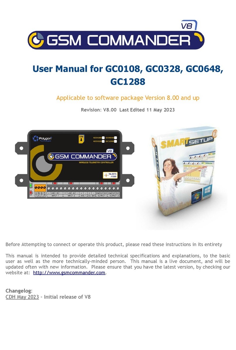 GSM Commander GC0108 manual