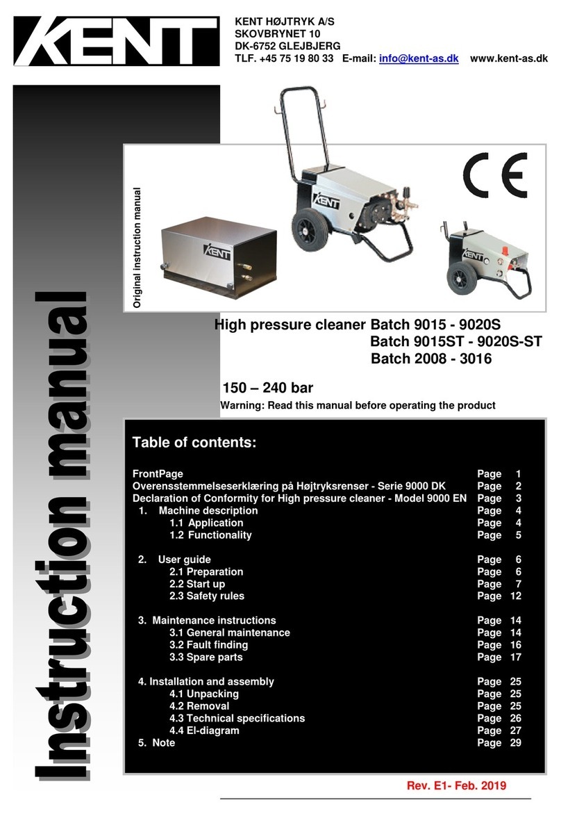 KENT 9015 instruction manual