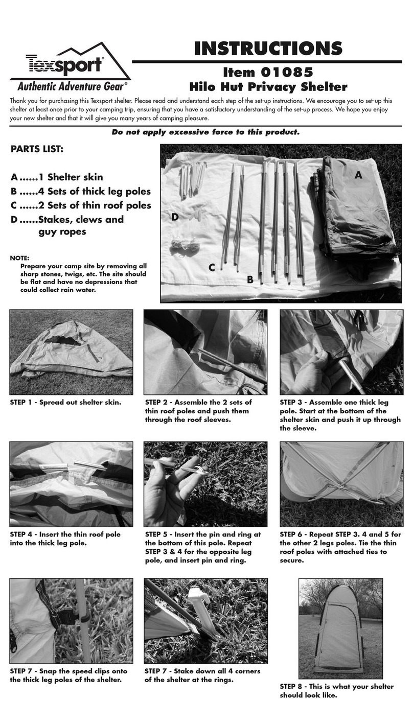 Texsport Item 01085 instructions