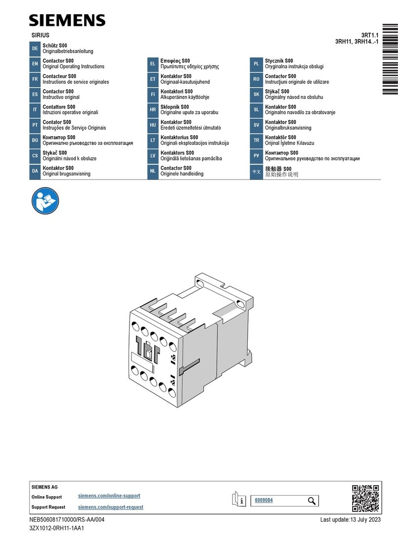 Siemens SIRIUS S00 User manual
