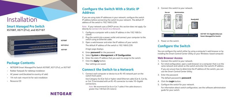 NETGEAR XS712Tv2 Installation