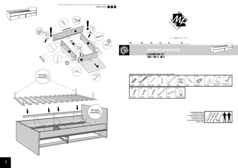 mlmeble GEOMETRIC 07 Assembly instructions