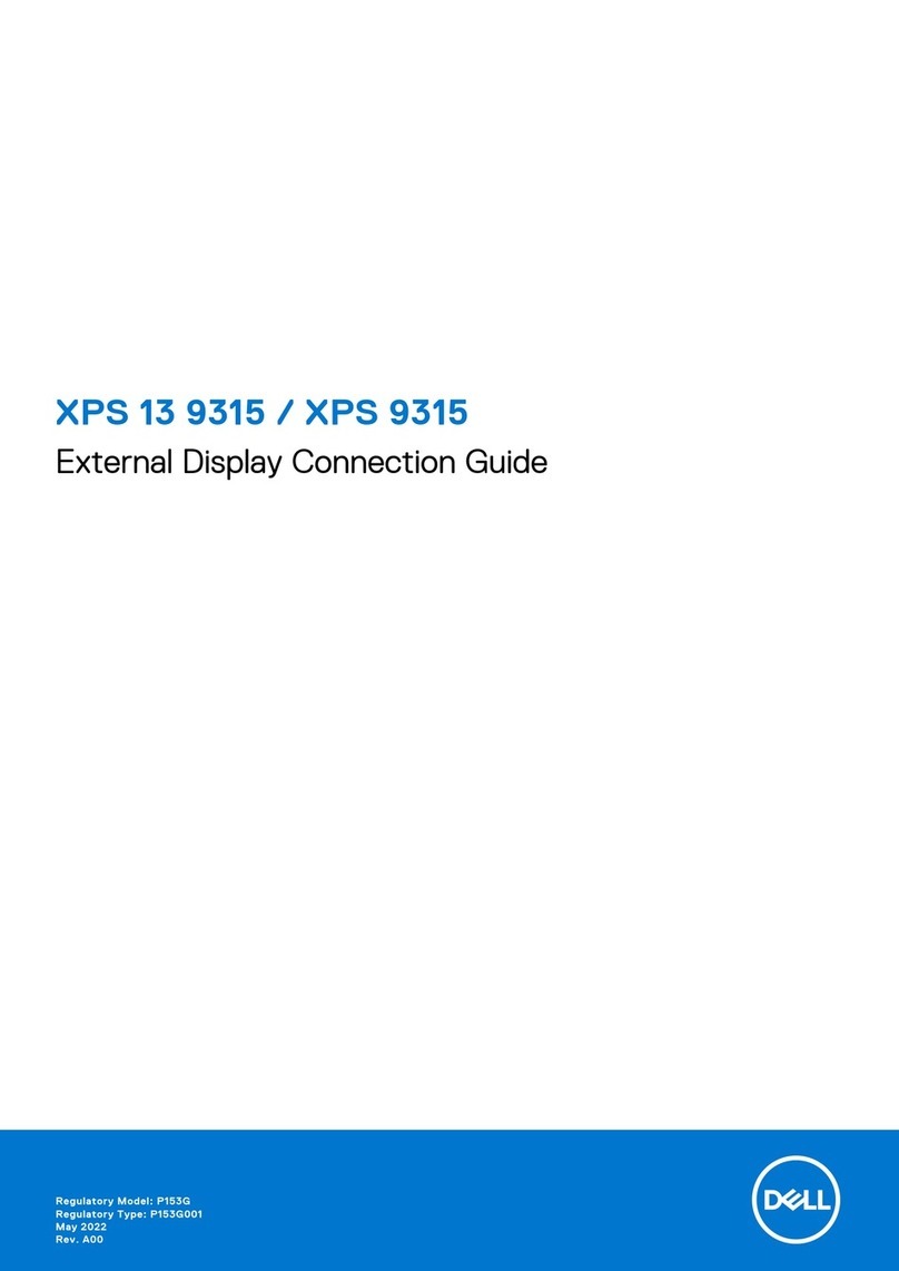 Dell XPS 9315 External Display Connection Guide