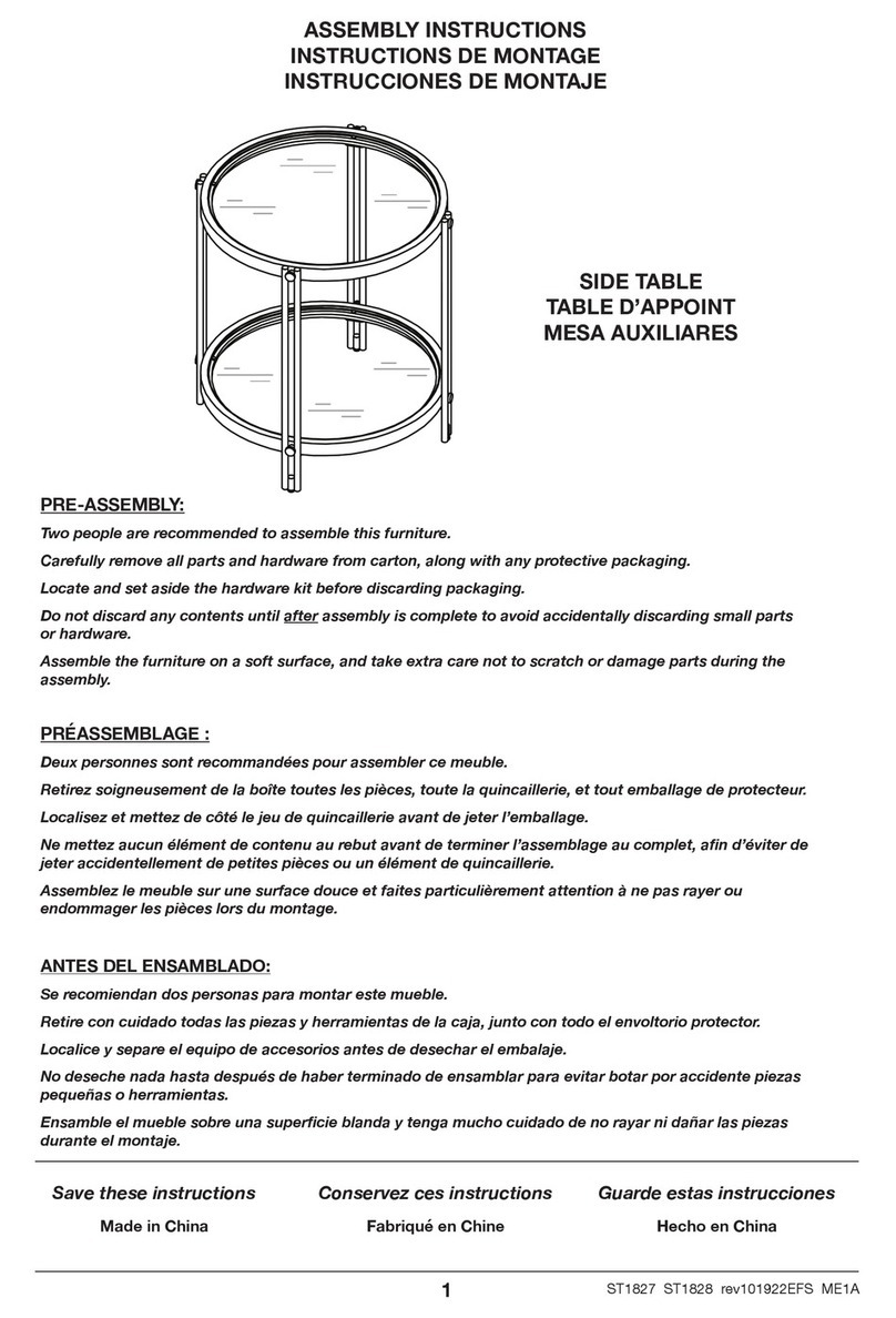Hailey Home ST1827 User manual