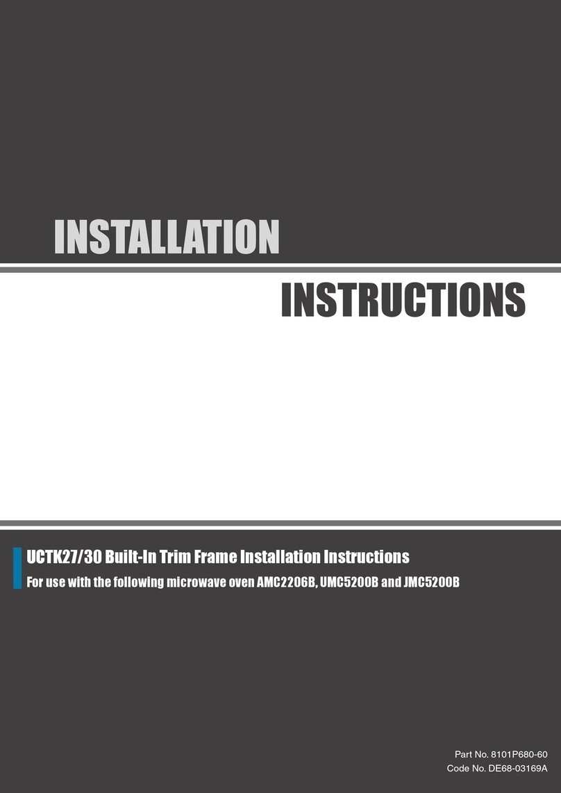 Amana UCTK27 User manual