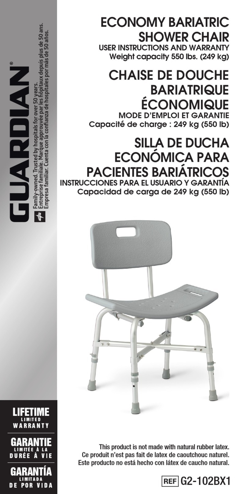 Guardian G2-102BX1 User instructions and warranty