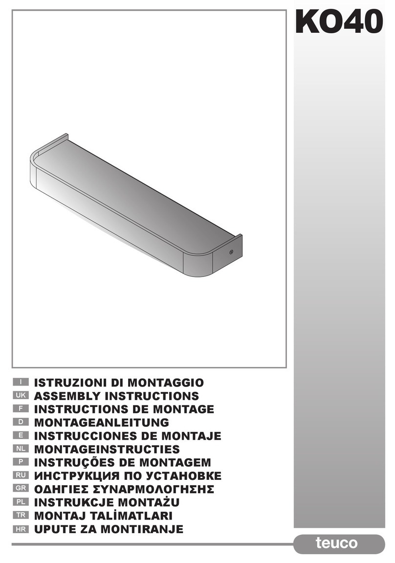 Teuco KO40 Assembly instructions