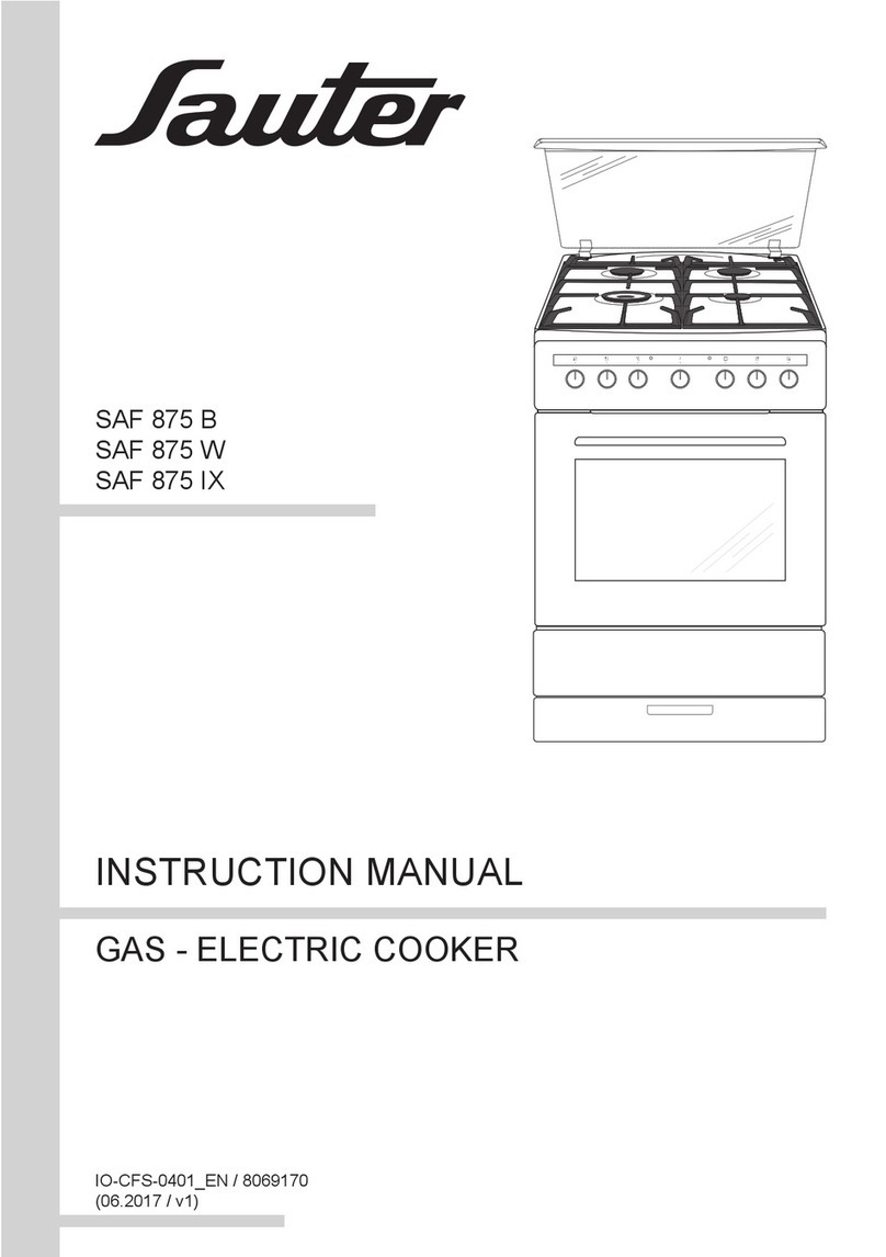 sauter SAF 875 B instruction manual