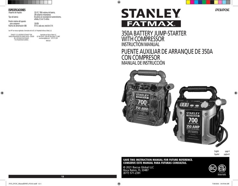 Stanley J7CS User manual