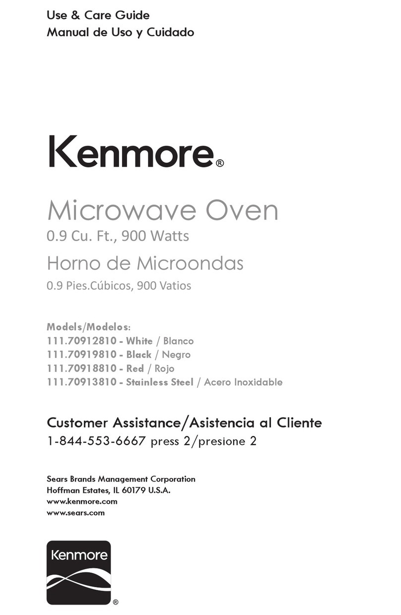 Kenmore 111.70912810 Use & care guide