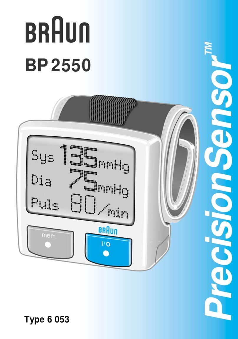 Braun PrecisionSensor BP 2550 User manual