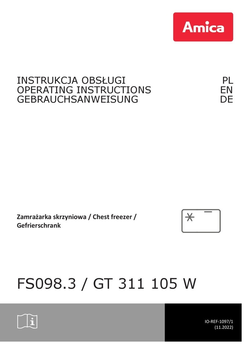 Amica FS098.3 operating instructions