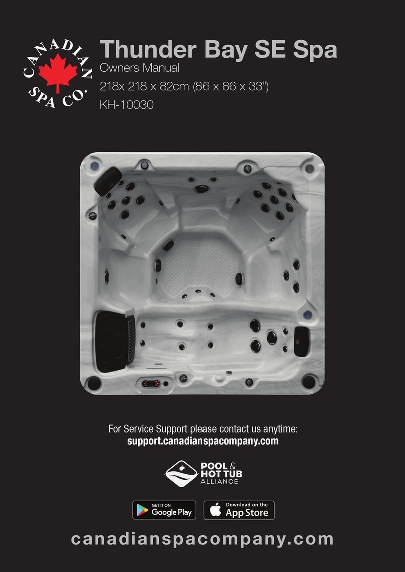 Canadian Spa KH-10030 owner's manual