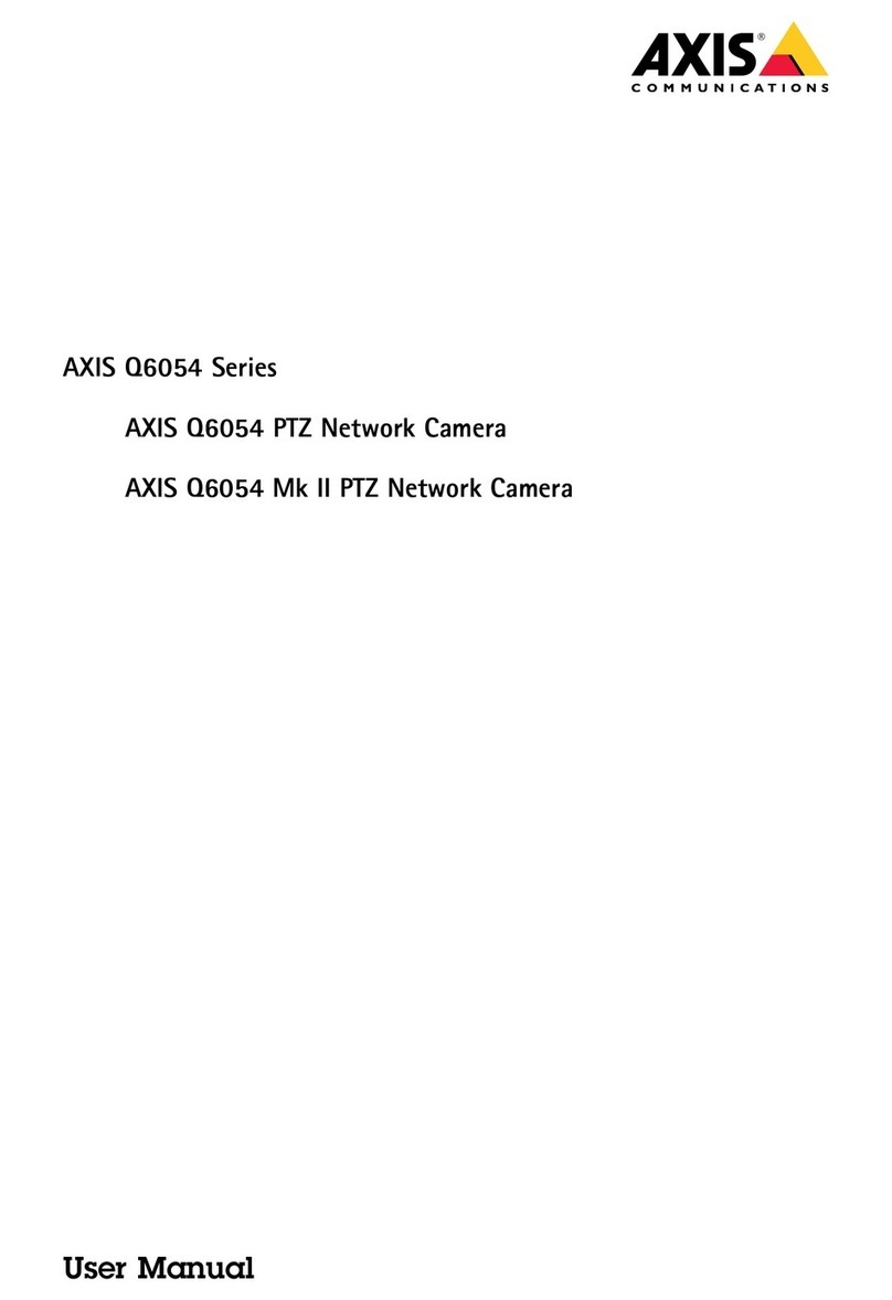Axis Q6054 User manual