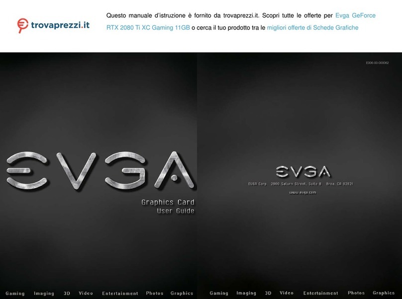 EVGA GeForce RTX 2080 Ti XC Gaming 11GB User manual