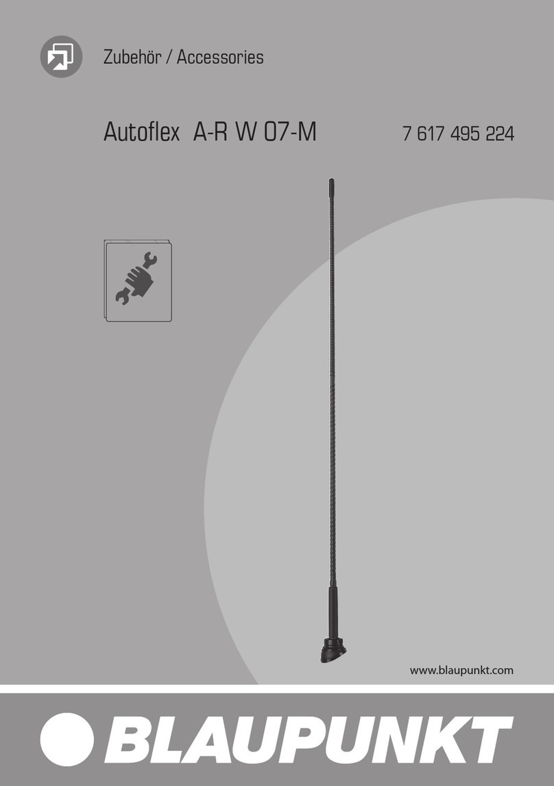 Blaupunkt Autoflex A-R W 07-M manual
