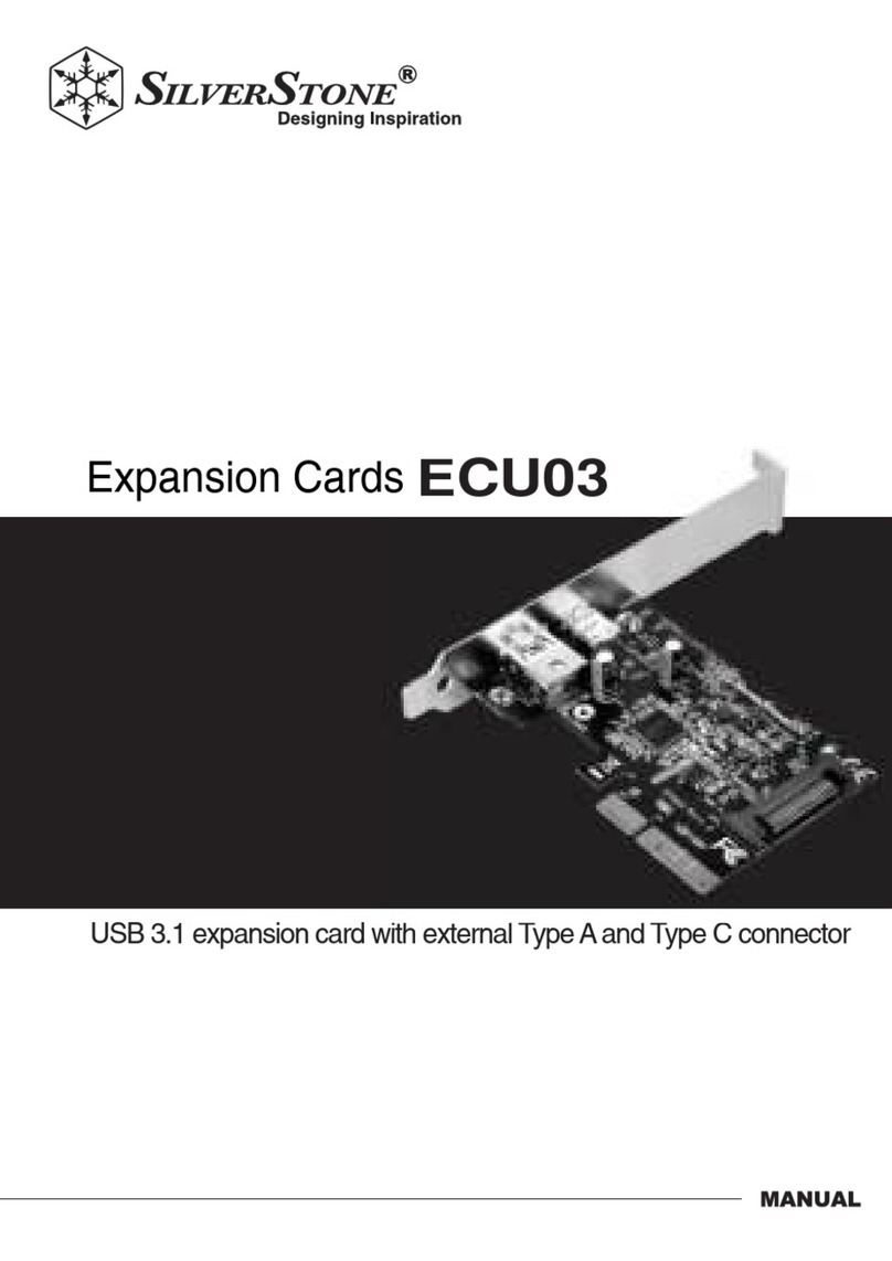 SilverStone ECU03 User manual SilverStone ECU03 User manual